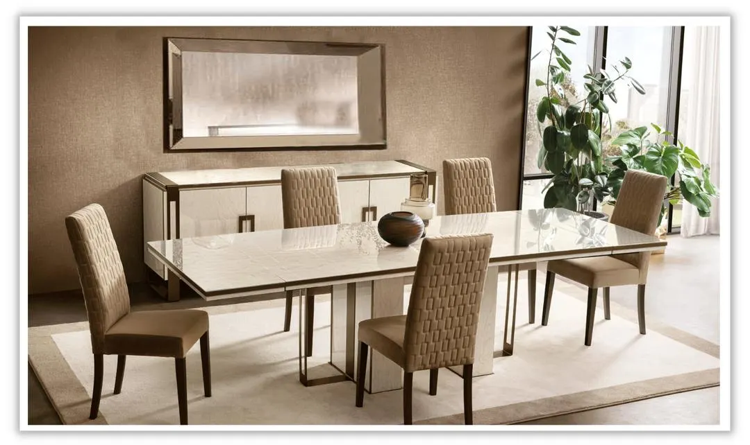 ESF Furniture Poesia Rectangular Extendable Dining Table