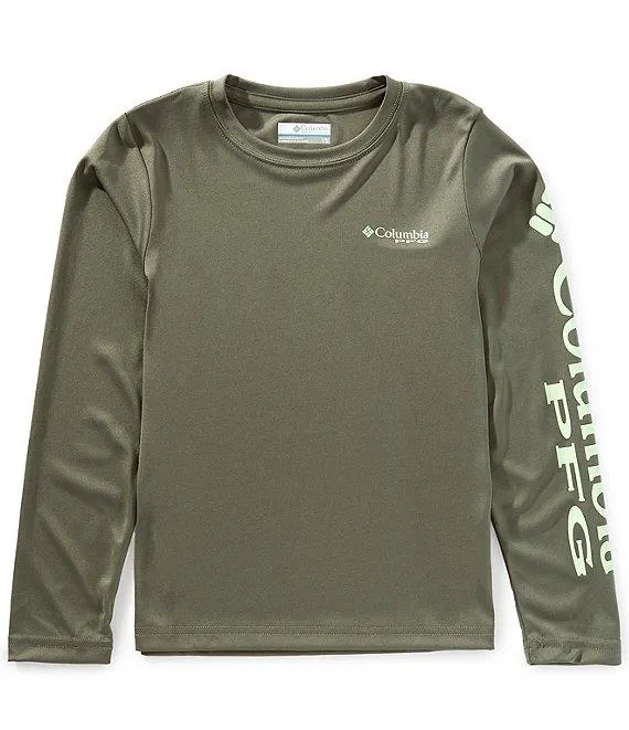 Little/Big Boys 4-18 Long Sleeve Terminal Tackle™ UPF 50 Sun T-Shirt