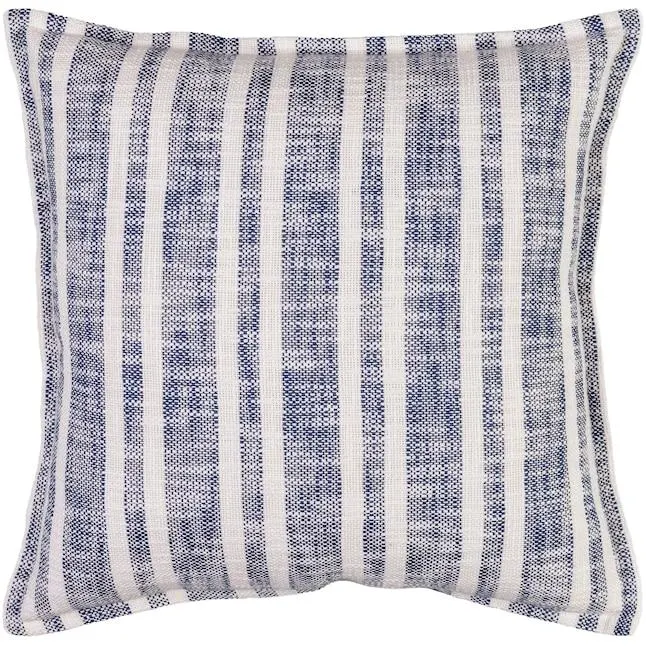 allen + roth 18-in x 18-in Blue Indoor Decorative Pillow