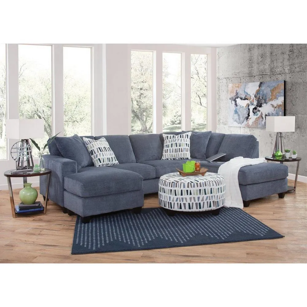 Breeze 2 - Piece Sofa Chaise with Lounge & Ottoman