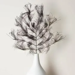 Artificial Black Wispy Pine Stem
