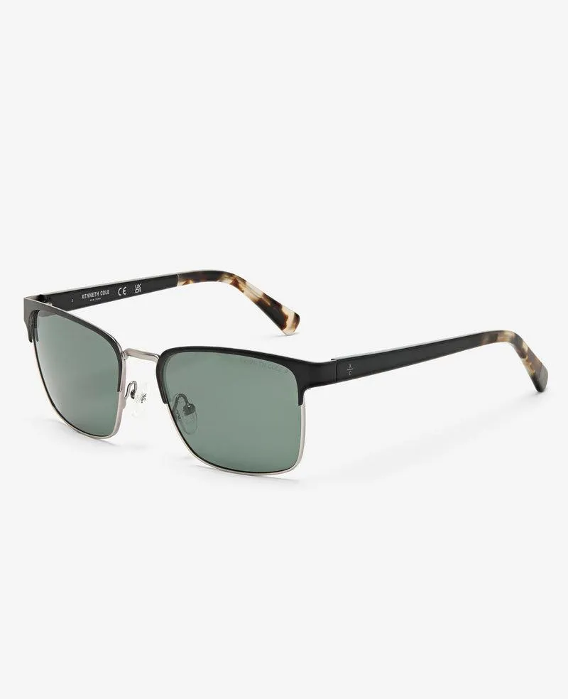 Square Metal Sunglasses -
