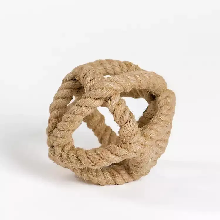 Jute Rope Knot Sphere