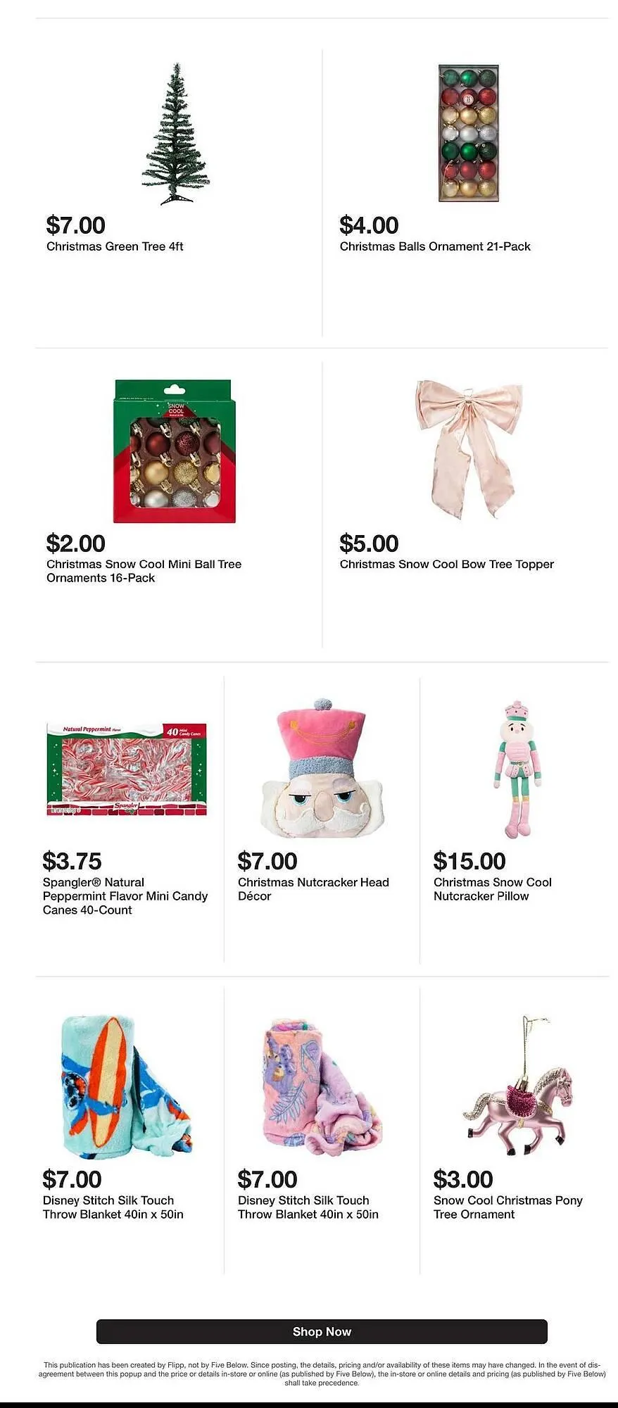 Weekly promotion Five Below weekly ad spanning from December 2 to December 8 2025 - Page 7 for Catalogue 365