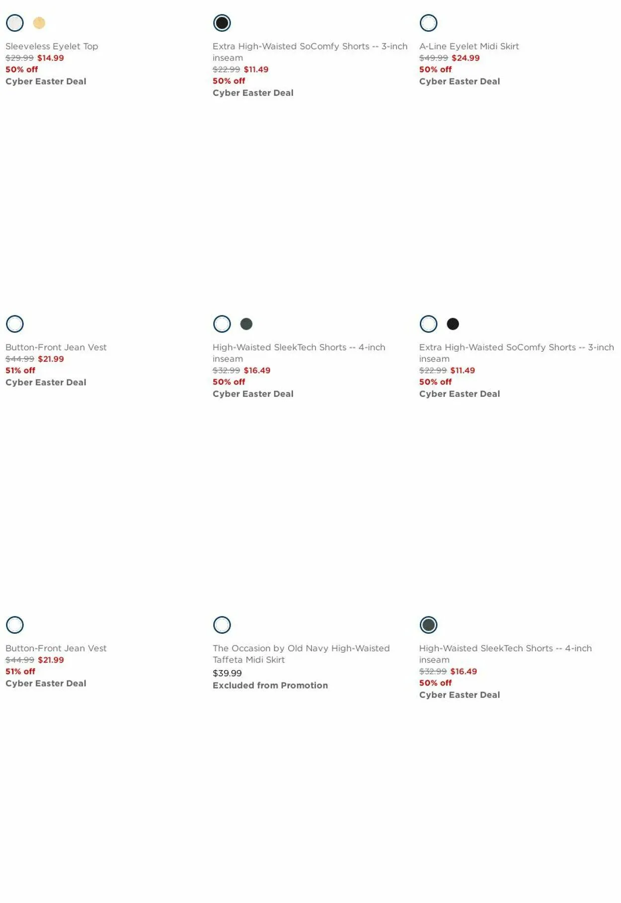 Weekly ad Old Navy from April 1 to April 30 2025 - Page 2