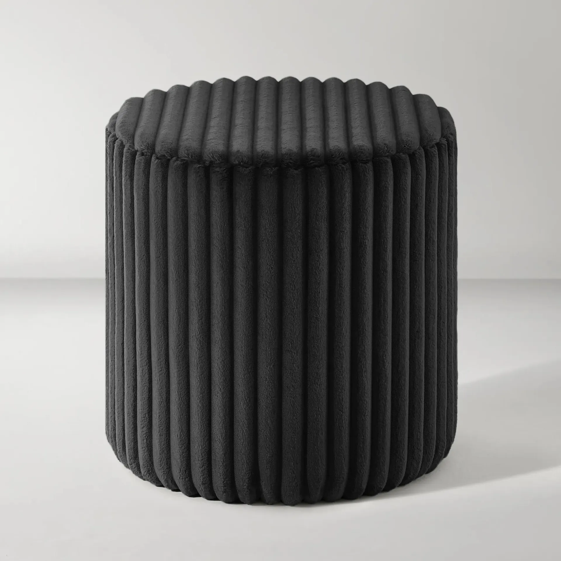 Fleece Stool - Black
