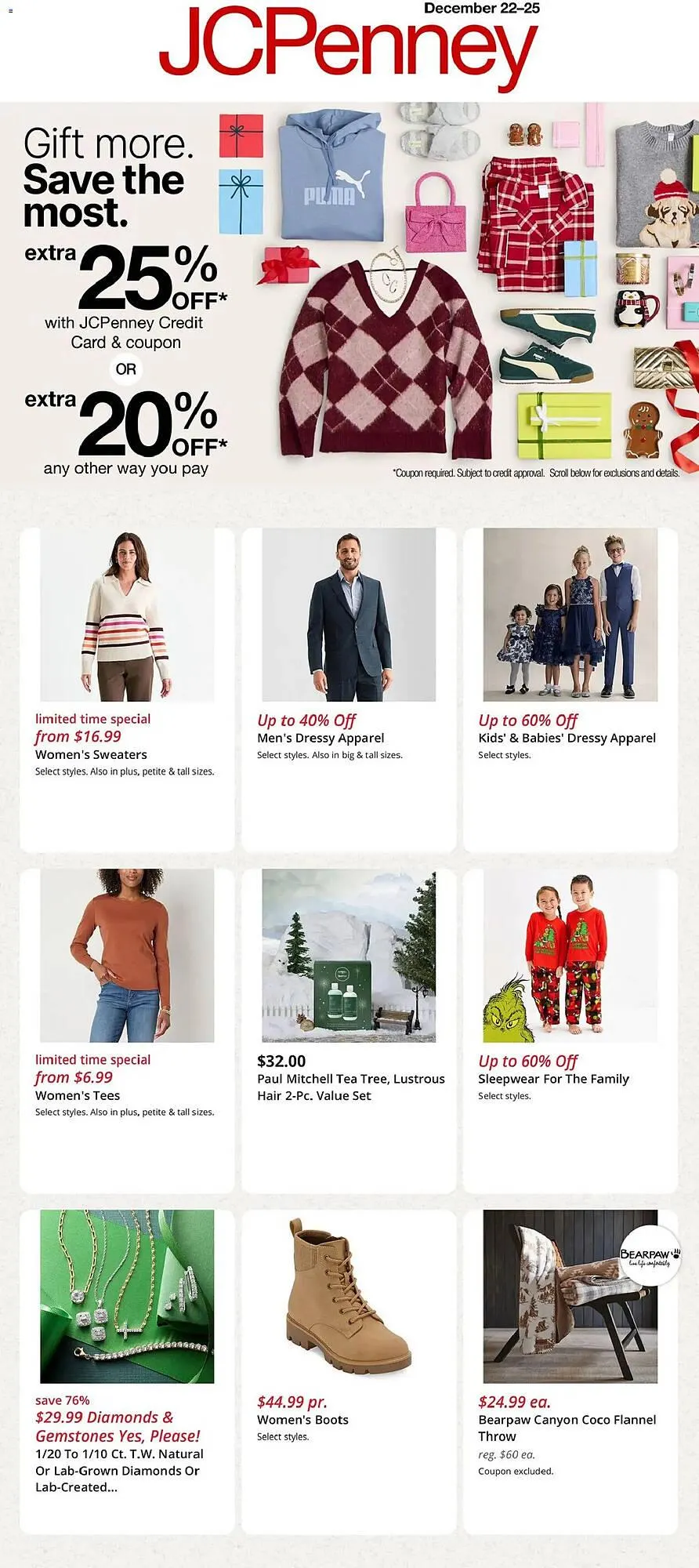 Weekly ad JC Penney weekly ad from December 22 to December 25 2025 - Page 1