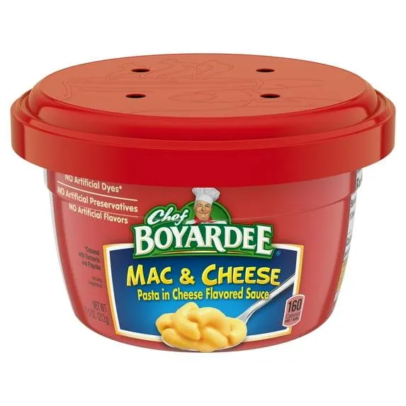 Chef Boyardee Mac and Cheese, Microwavable Meal, 7.5 oz. Bowl