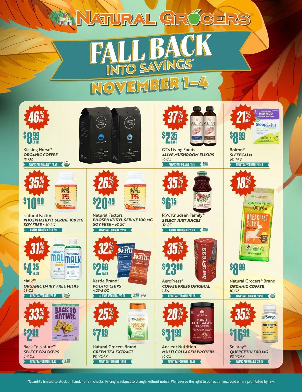 Weekly ad Natural Grocers from October 6 to October 21 2025 - Page 1