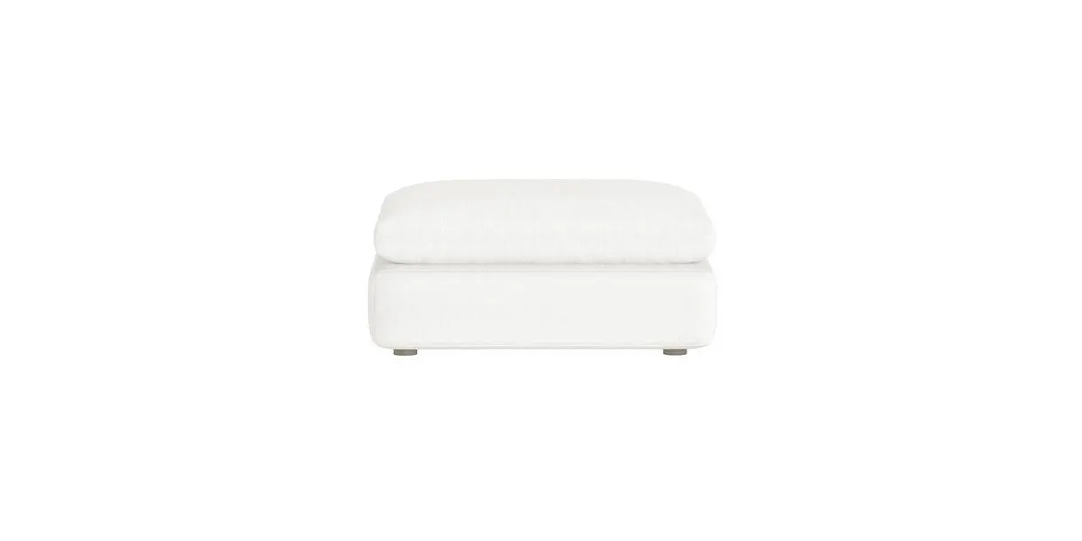 Bloom Ottoman White