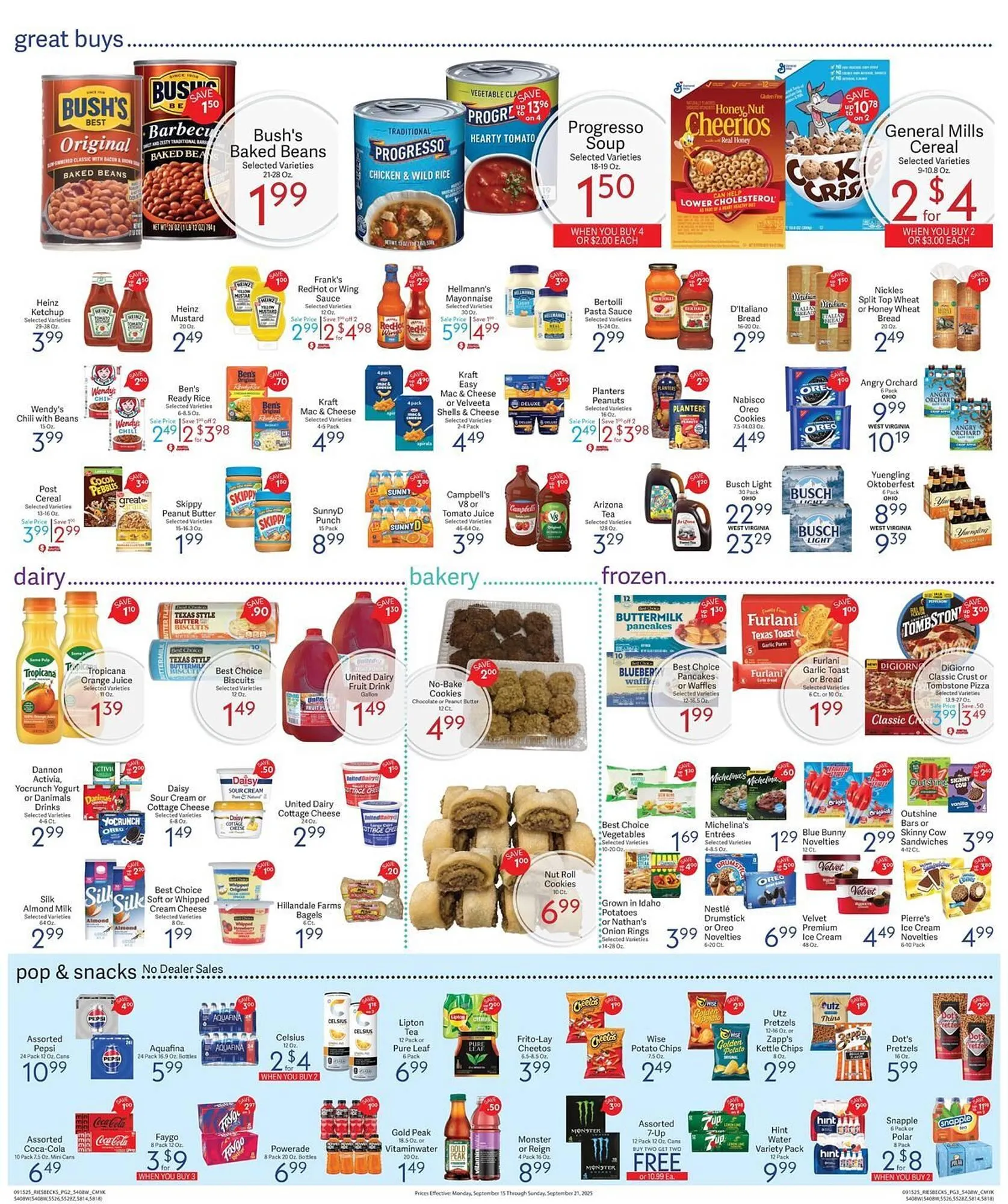 Weekly promotion Riesbeck weekly ad spanning from September 18 to September 20 2025 - Page 3 for Catalogue 365