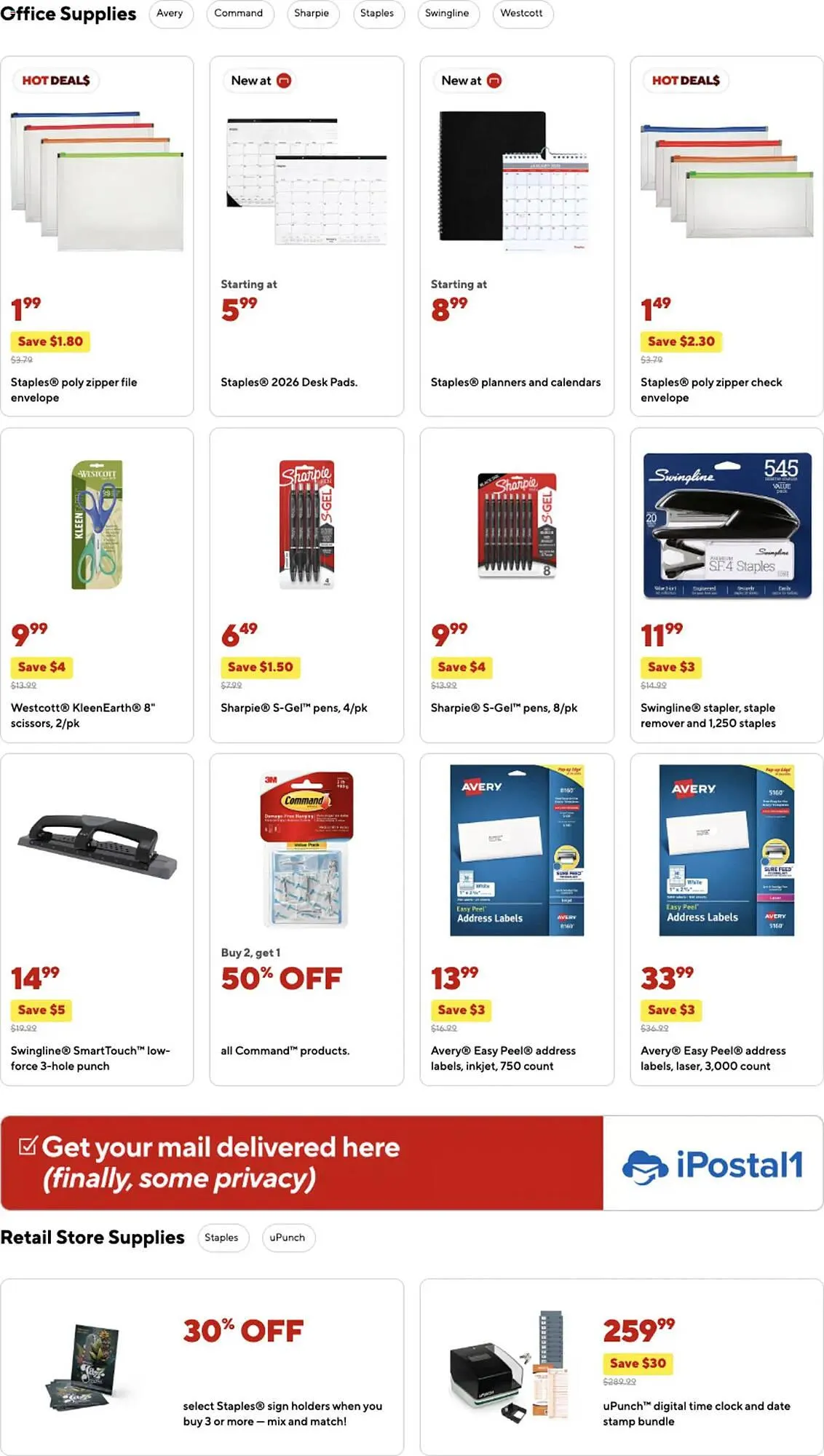 Weekly ad Staples weekly ad from October 26 to November 1 2025 - Page 8