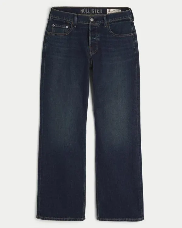Hermosa Dark Wash Relaxed Bootcut Jeans