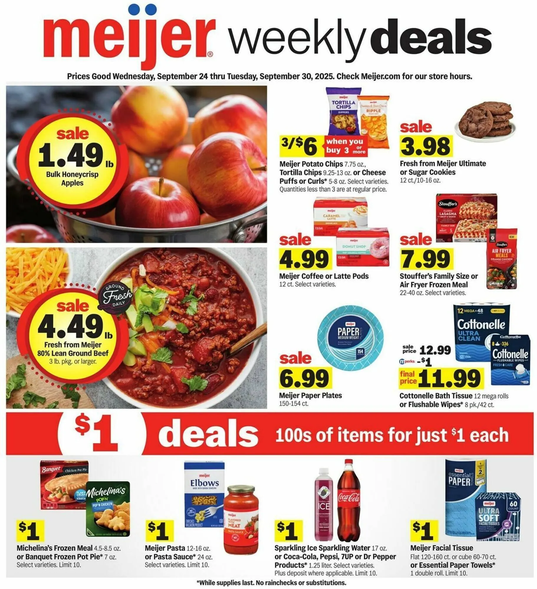 Weekly ad Meijer weekly ad from September 24 to September 30 2025 - Page 1