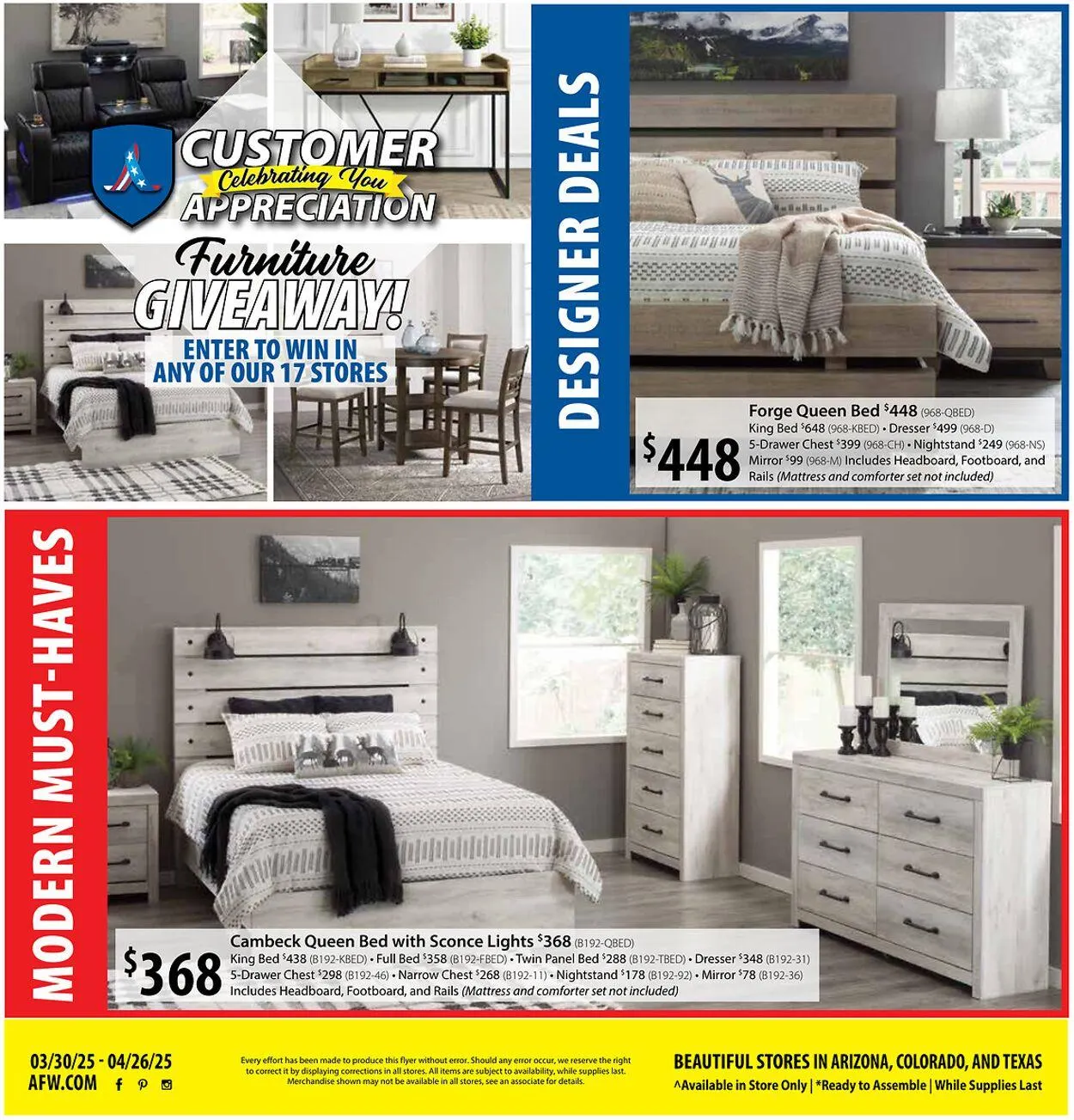 Weekly ad American Furniture Warehouse Current weekly ad from August 17 to August 31 2025 - Page 8