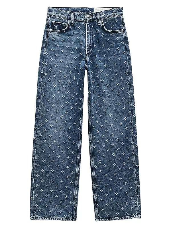 Shea High-Rise Ankle Relaxed Straight-Leg Jeans