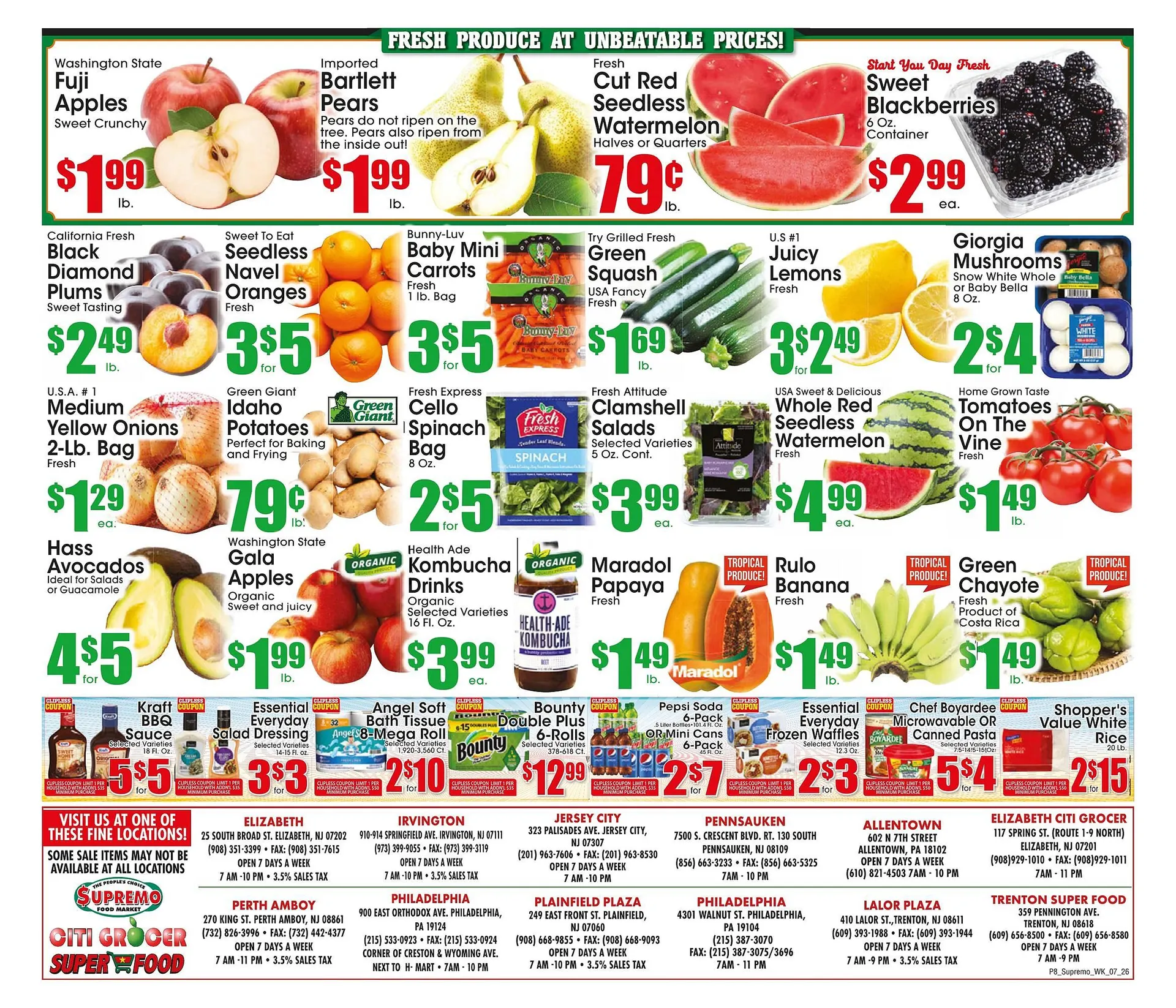 Weekly ad Supremo Foods Inc Weekly Ad from July 26 to August 1 2025 - Page 8