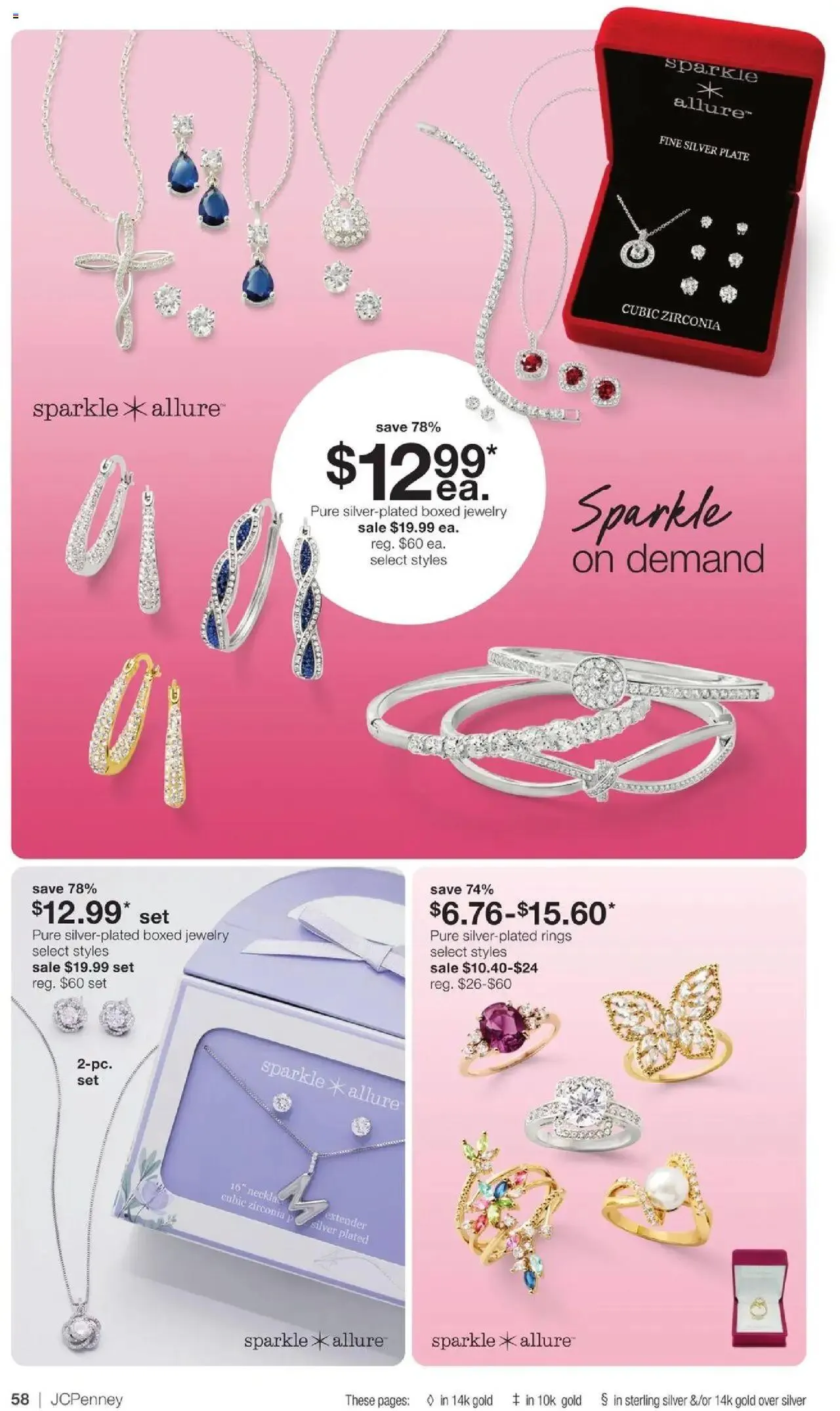 Weekly ad JCPenney Mother’s Day Jewelry Sale from April 10 to May 14 2025 - Page 56