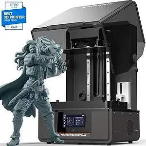 ANYCUBIC Photon Mono M7 MAX Resin 3D Printer, 13.6’’ 7K Large Resin Printer with COB LighTurbo 3.0, Flip-Open Cover Design, Intelligent-Assist Printing, Print Size 11.8'' x 11.7'' x 6.5''