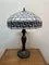 Tiffany Style Mosaic Lamp with Coral Shade