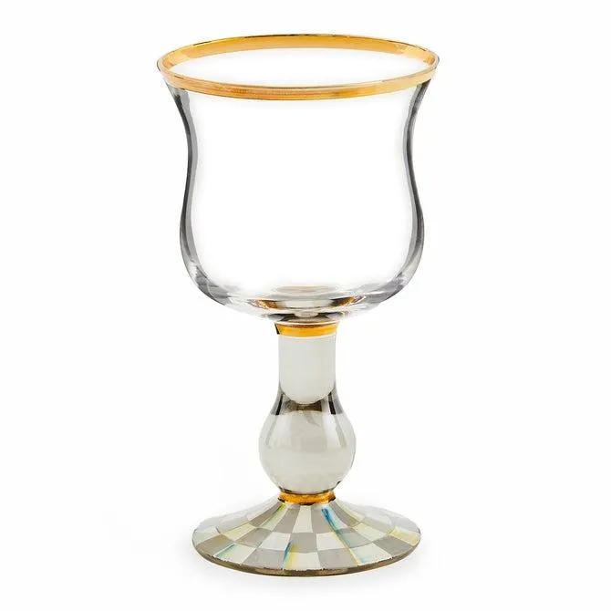 Sterling Check Glassware