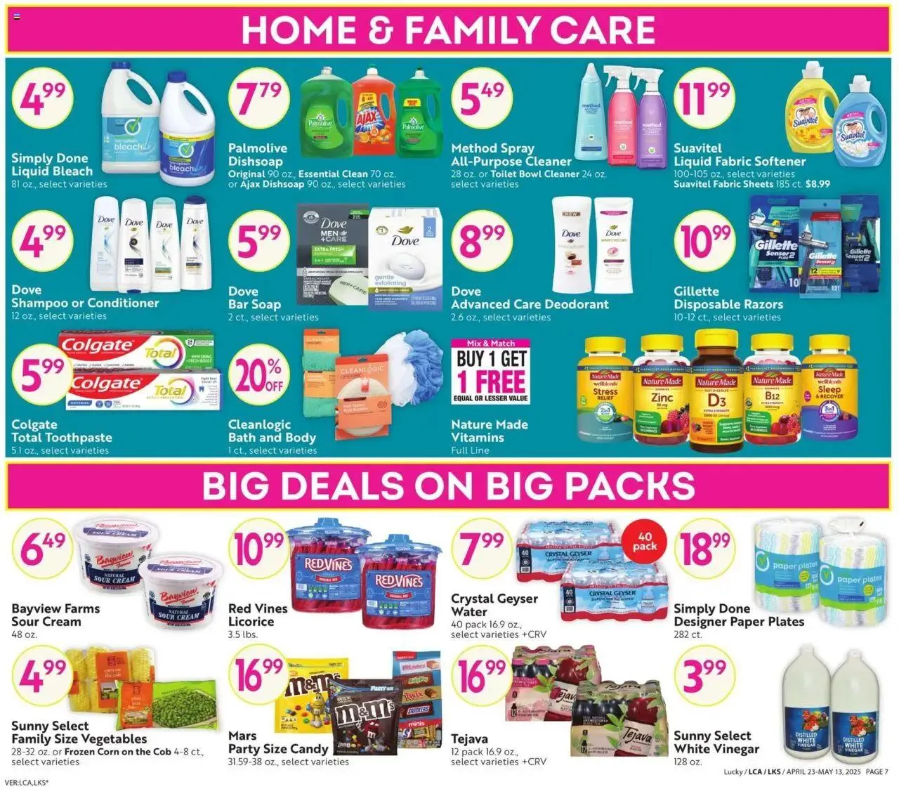 Weekly ad Lucky Supermarkets Big Monthly Deals from April 23 to May 13 2025 - Page 7