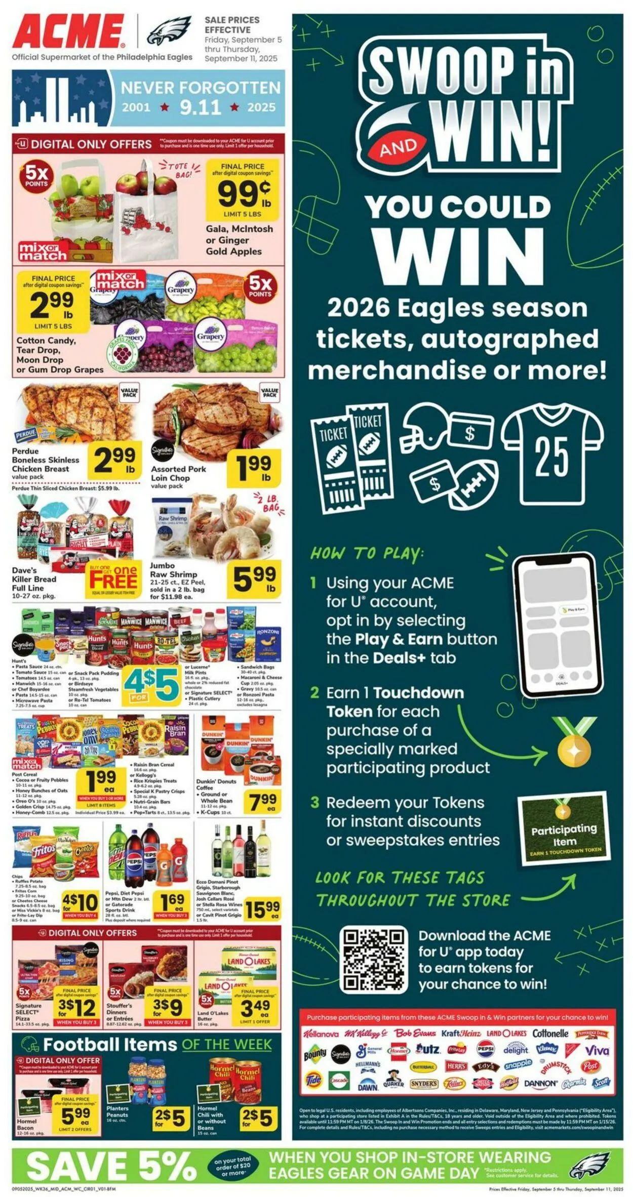 Weekly ad Acme Current weekly ad from September 5 to September 11 2025 - Page 1