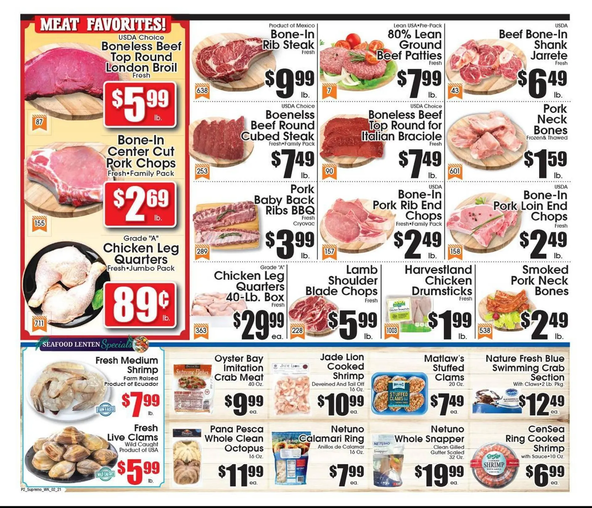 Weekly ad Supremo Foods Inc weekly ad from February 21 to February 27 2026 - Page 2