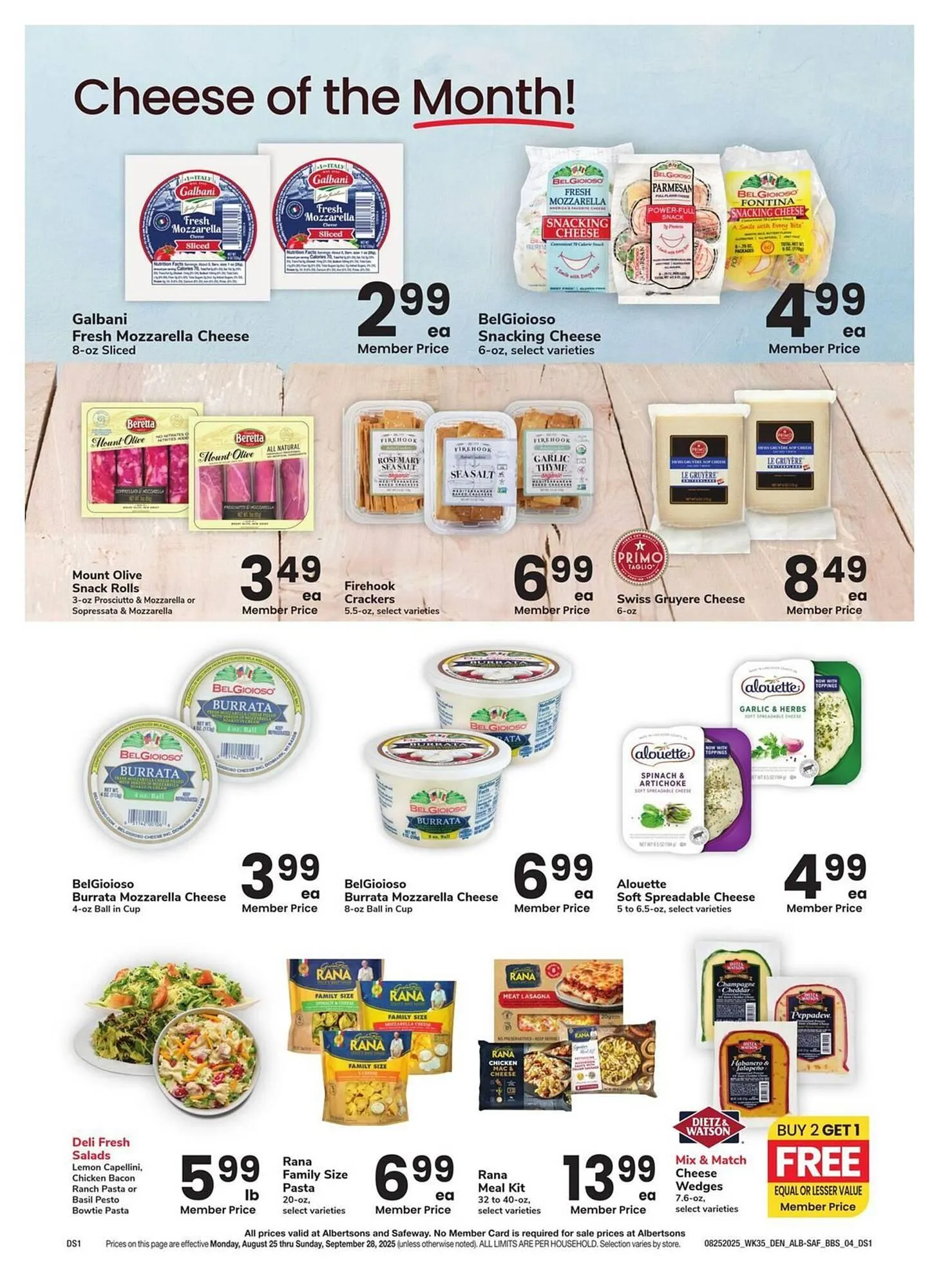 Weekly ad Albertsons Weekly Ad from August 25 to September 28 2025 - Page 4