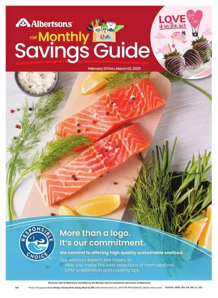 Weekly ad Albertsons - Denver - BBS from February 3 to March 2 2025 - Page 1