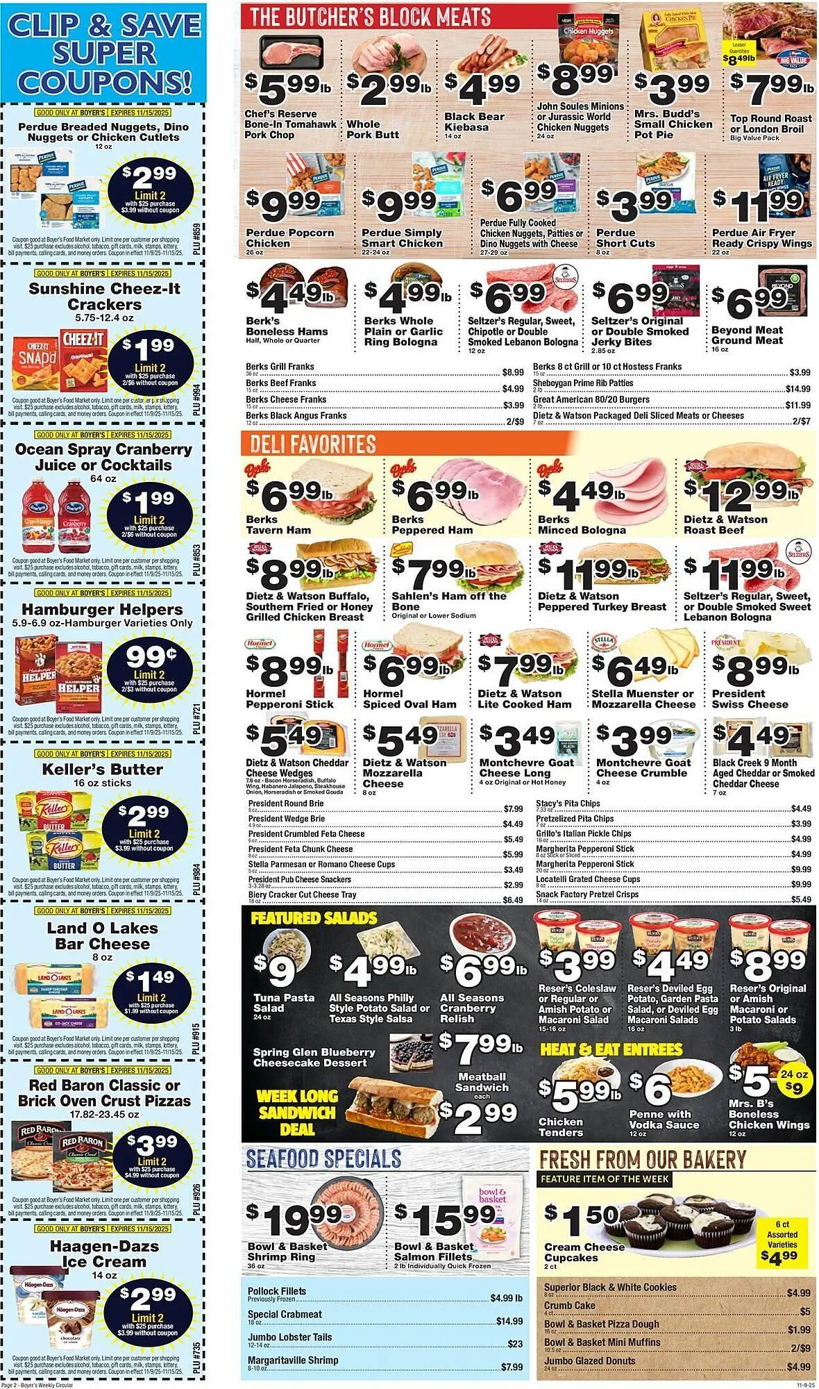 Weekly ad Boyer's Food Markets weekly ad from November 9 to November 15 2025 - Page 2