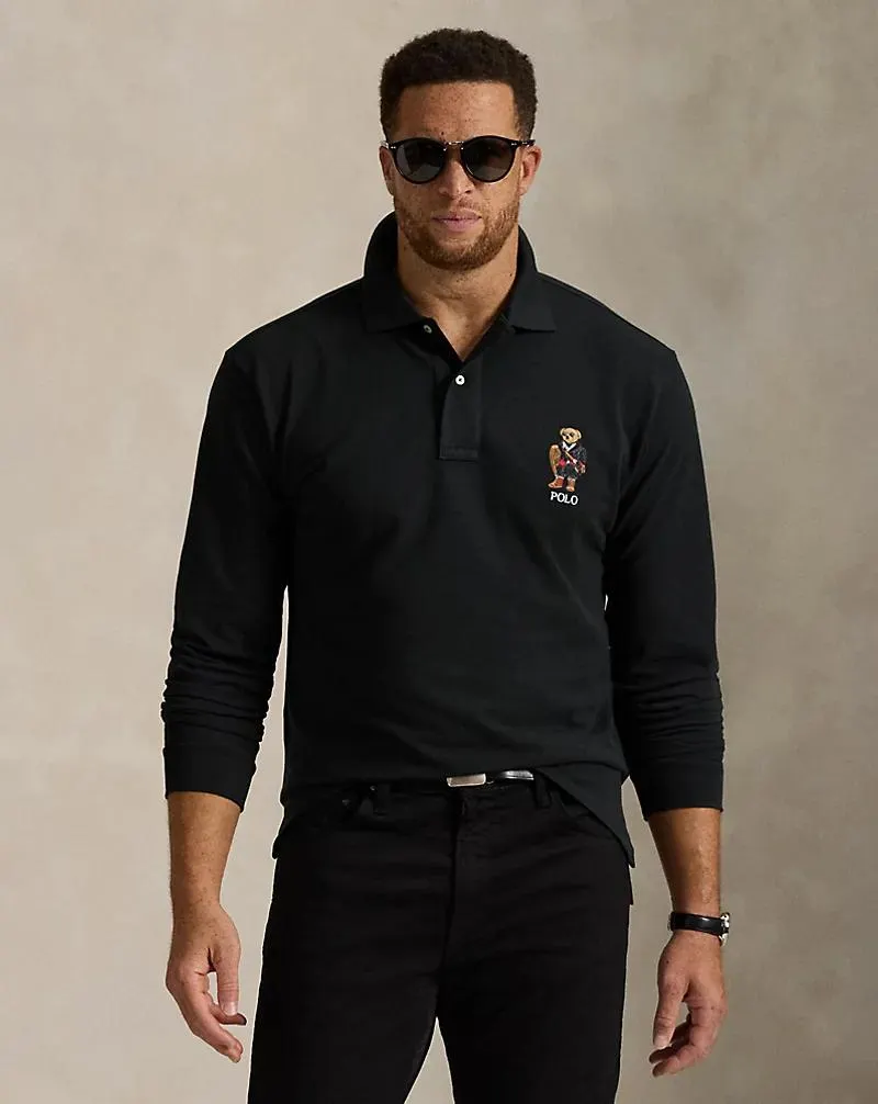 Polo Bear Mesh Polo Shirt