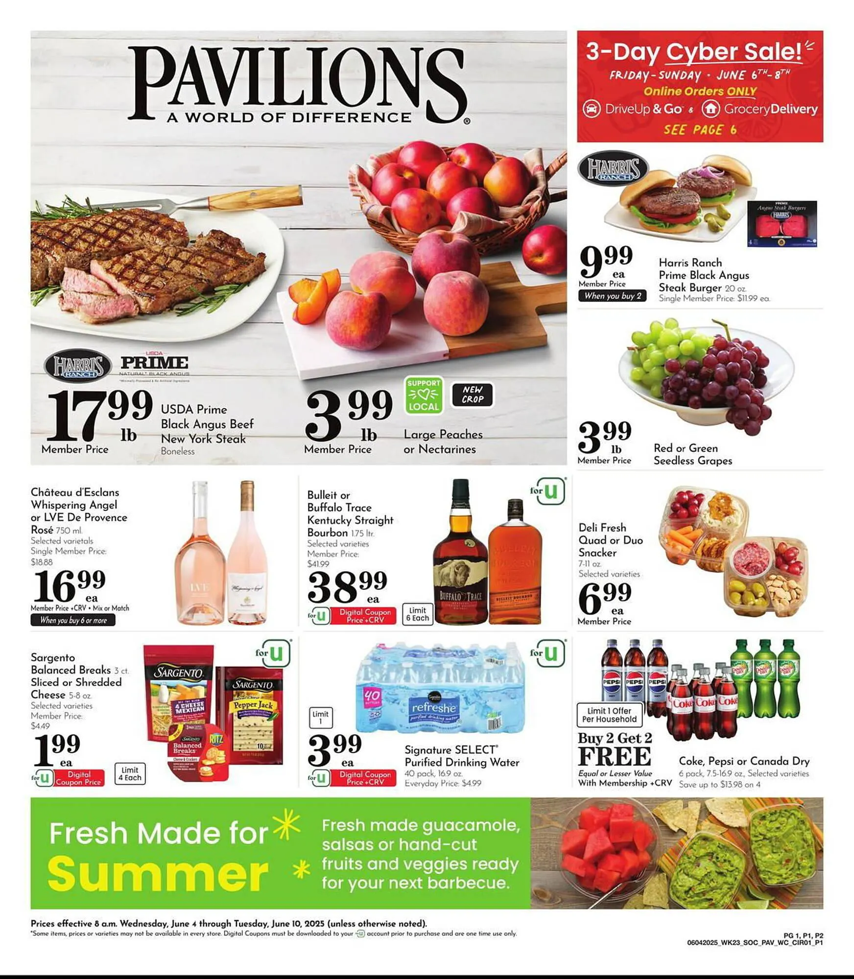 Weekly ad Pavilions Weekly Ad from June 4 to June 10 2025 - Page 1