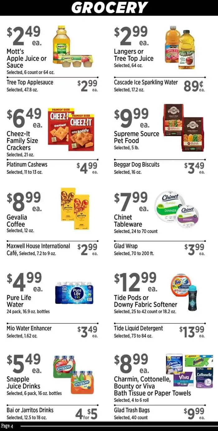 Weekly ad Yoke's Fresh Market Monthly Savings Guide from March 26 to April 22 2025 - Page 4