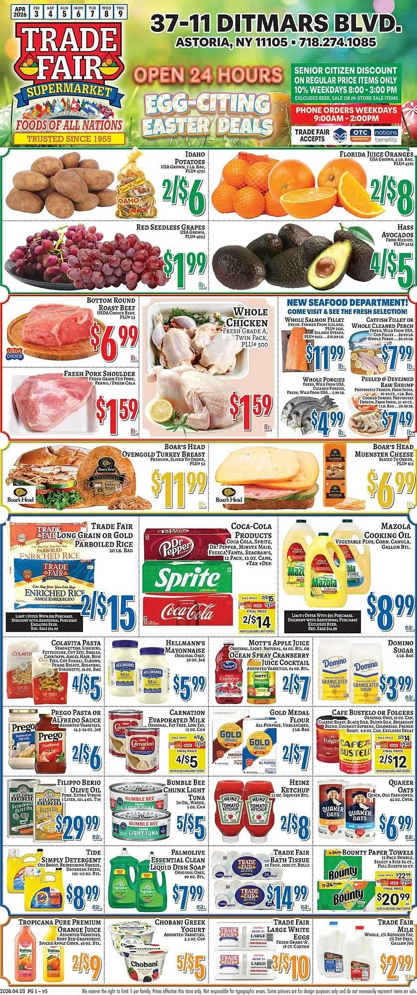 Weekly ad Trade Fair Supermarket weekly ad from April 3 to April 9 2026 - Page 1