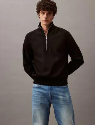 Tech Knit Quarter Zip Sweater