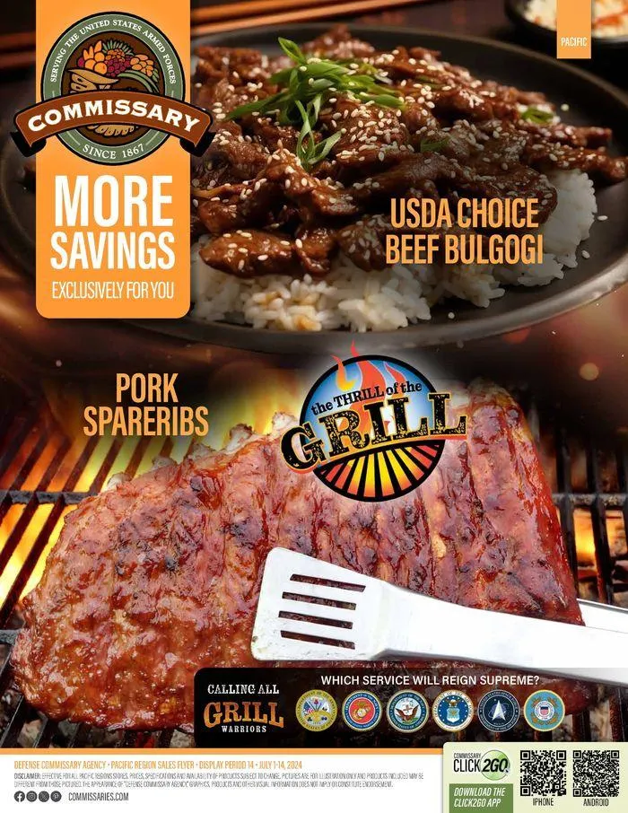 Weekly ad The Thrill Of The Grill from July 1 to July 14 2024 - Page 1
