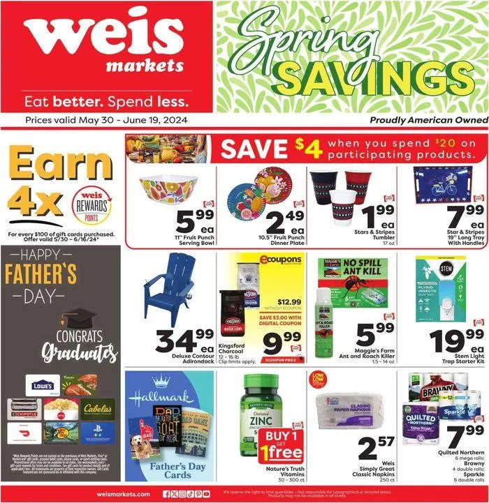 Weekly ad Spring SAVINGS from May 31 to June 19 2024 - Page 1