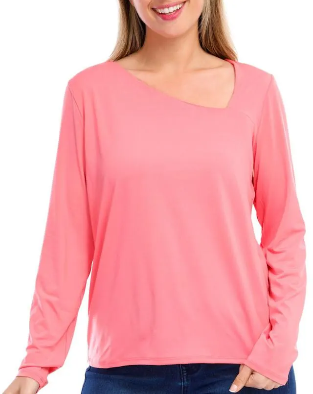 Cyrus Juniors Asymmetric Neck Top