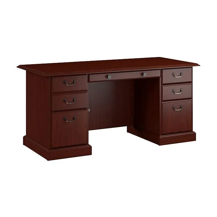 Bush Business Furniture 66"W Arlington Executive Desk with Drawers,