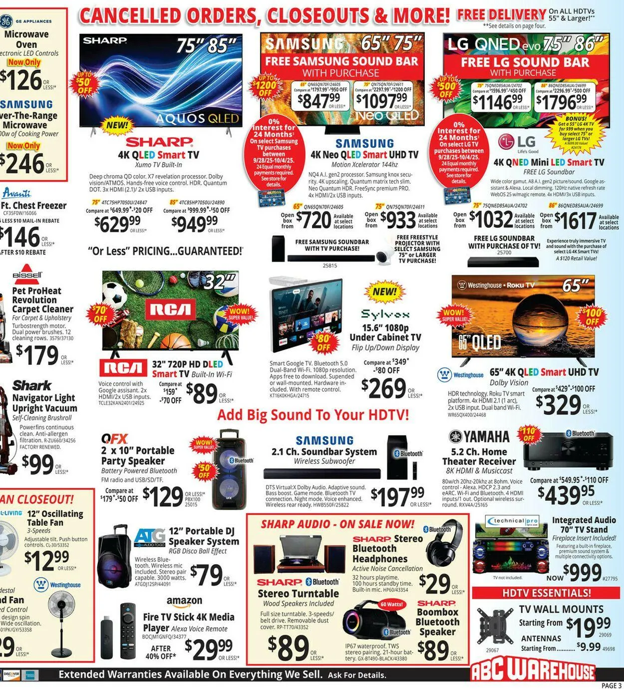 Weekly ad ABC Warehouse Current weekly ad from September 28 to October 4 2025 - Page 3