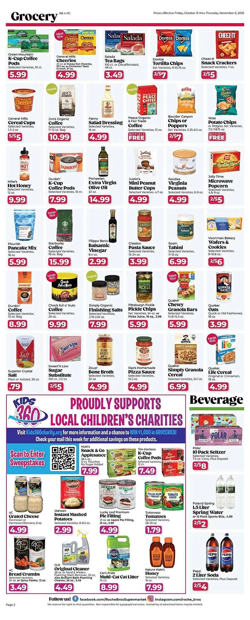 Weekly ad Roche Bros weekly ad from October 31 to November 6 2025 - Page 2