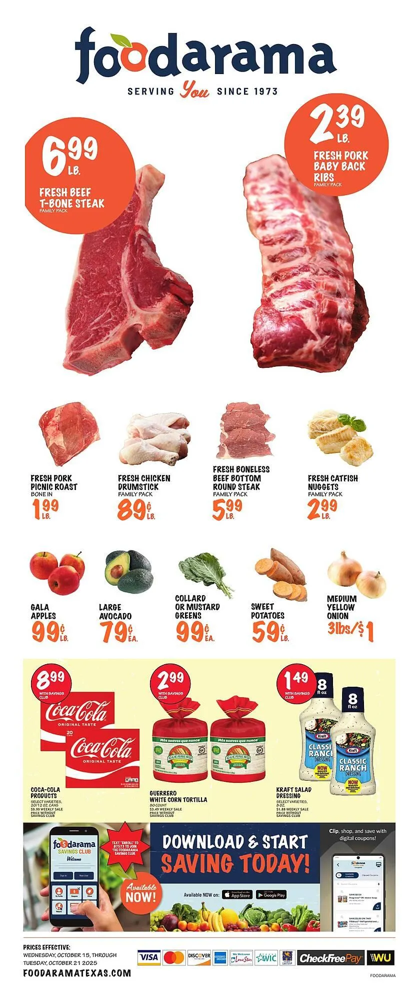 Weekly ad Foodarama weekly ad from October 15 to October 21 2025 - Page 1