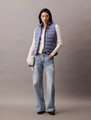 Mixed Media Puffer Vest