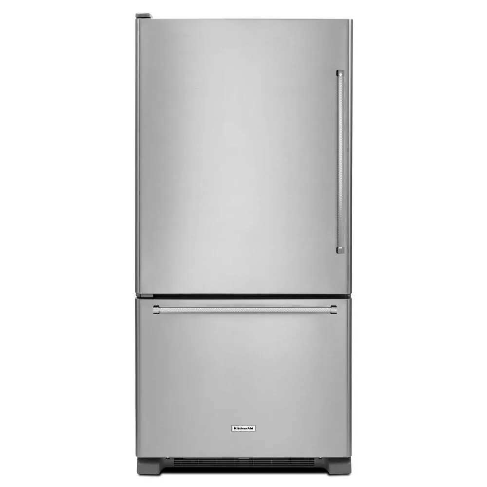KitchenAid® 18.7 cu. ft. Stainless Steel Bottom-Freezer Refrigerator
