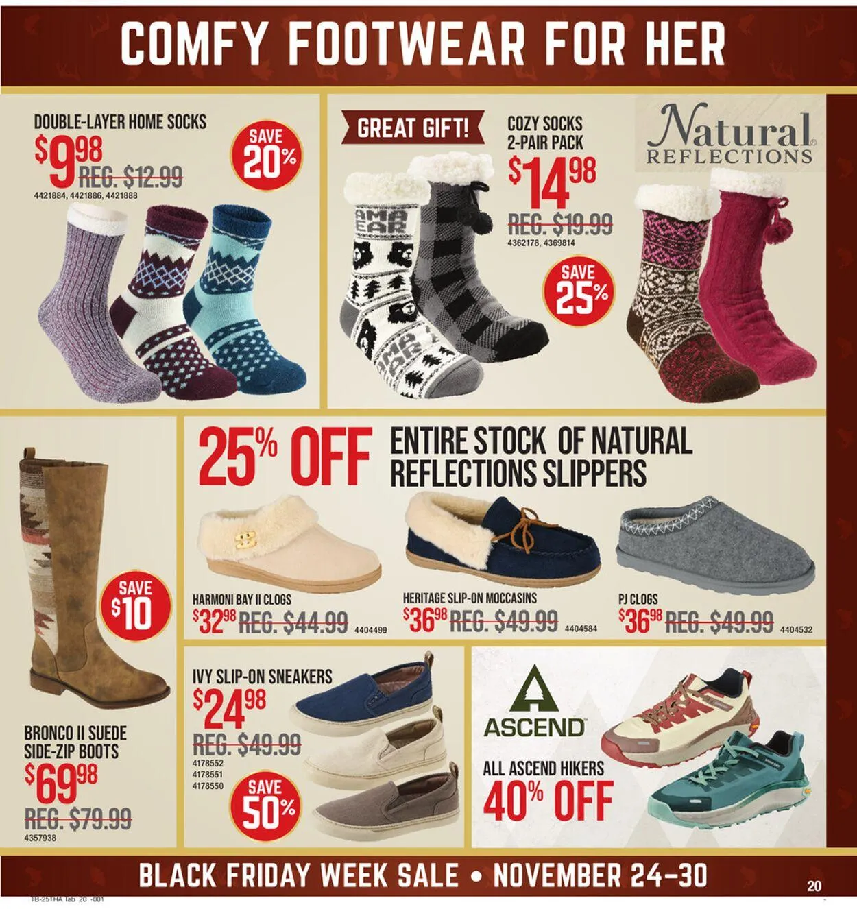 Weekly promotion Cabela's Current weekly ad spanning from November 24 to November 30 2025 - Page 19 for Catalogue 365