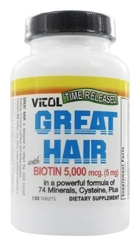 GREAT HAIR WITH BIOTIN