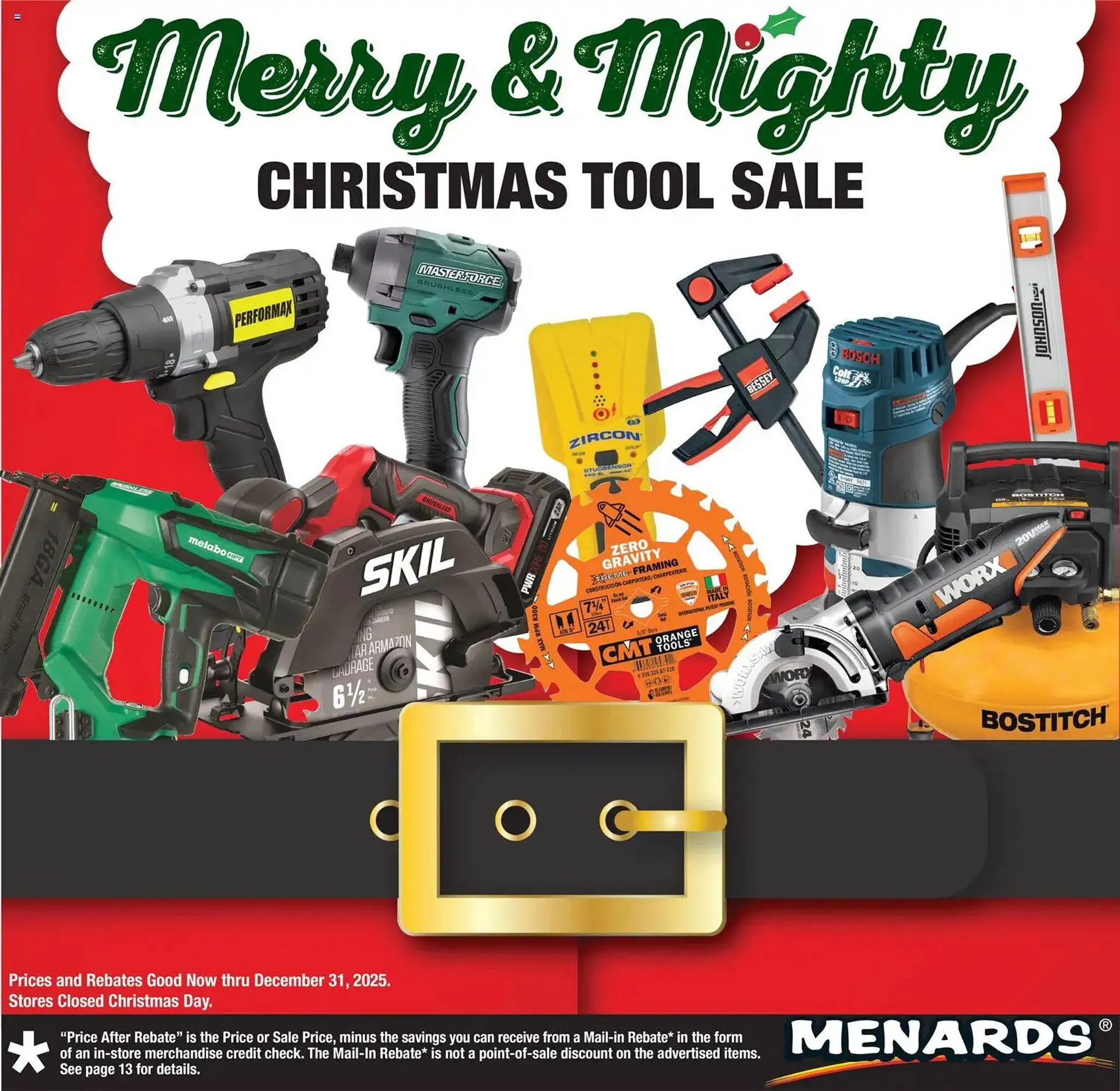 Weekly ad Menards weekly ad from November 29 to December 31 2025 - Page 1