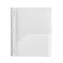 Staples 3-Hole Punched 2-Pocket Plastic Presentation Folder with Fasteners,