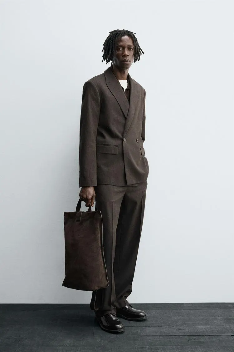 PANTALÓN DE TRAJE CON LANA